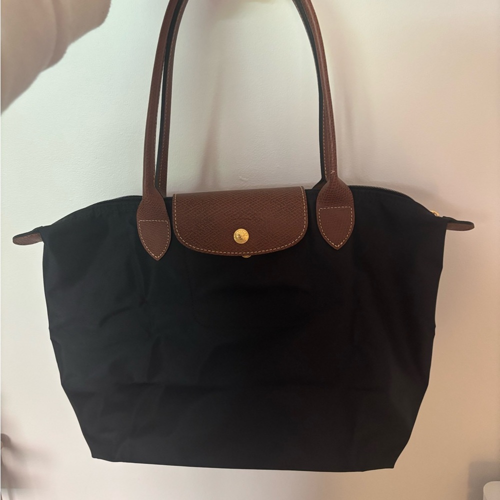 Longchamp lepliage Medium black